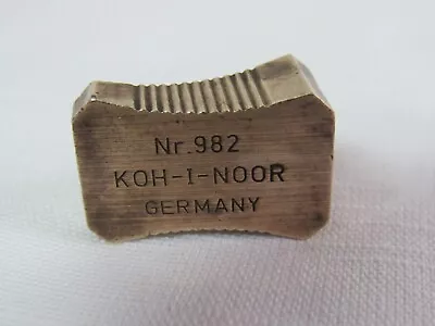 Vintage  KOH-I-NOOR BRASS Pencil Sharpener  - No 982 Made In Germany • $22.88