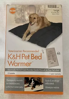K&H Pet Bed Warmer Large 11 X23.75  Warmth For Arthritic & Older Pets • $16.98