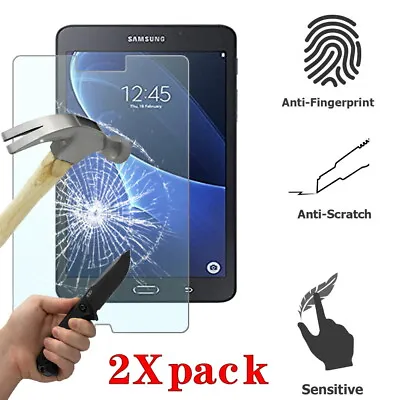 2XPack Tablet Tempered Glass Screen Protector Cover For Samsung Galaxy Tab A/E/S • £5.92