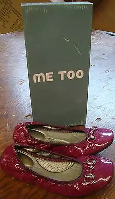 Me Too Women’s Legend MAGENTA Patent Leather Ballet Flats-Size 6-NIB • $34.99