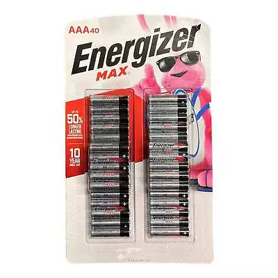 Energizer MAX Alkaline AAA Batteries 40-Pack • $20.95