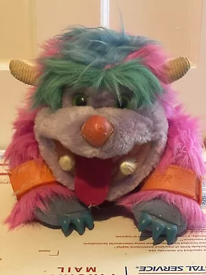 Classic 1986 My Pet Monster Wogster Hand Puppet Stuffed Animal With Handcuffs • $100