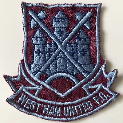 £8 • Buy West Ham United Patch Badge Hammers WHUFC 1986-1988 Retro Shirt Cloth Patch.