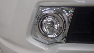 Chrome Fog Lamp Spot Light Cover For Mitsubishi L200 Triton MQ 2015 2017 2018 • $22.79