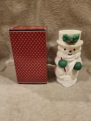 Vintage Avon Mr. Snowlight Bayberry Fragrance Candle - Candle Ht 1-5/8  • $8