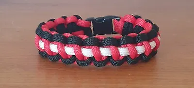 Manchester United Paracord Survival Bracelet Football Club            MUFC • £5.99