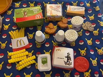 McDonald's Play Food Set In A Burger Container 2011 Used Tag Still On • $40