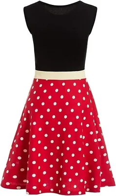 Women's Minnie Mouse Dress XXL Cosplay Costume NEW • $14.99