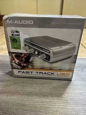 M-Audio Fast Track Guitar & Mic USB Recording Audio Interface - SILVER • £25