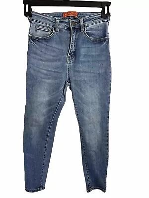 Wax Jean Butt I Love You Size 5/27 Light Wash Blue Stretch Skinny Jeans • $12.97