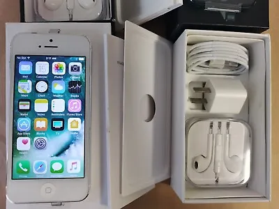 Apple IPhone 5 - 64GB - White & Silver (Unlocked) A1429 (GSM) • $59