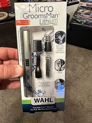 Brand New Men's WAHL Micro Groomsman Lithium Power Trimmer AWESOME !!!! • $9.99