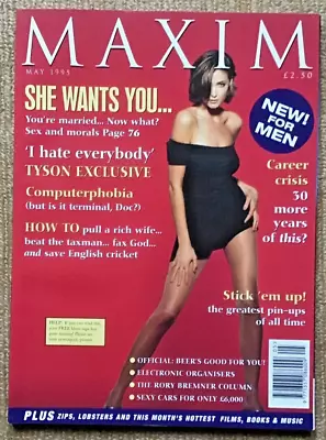Maxim Magazine Issue 1 May 1995 UK Edition • $1.23