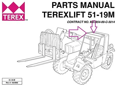 Terex TX51-19M All Terrain Forklift Sky Light Part # 07.0723.0034 • $99.95