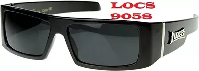 Mens 9058 Locs Hardcore Gangster Cholo Lowrider Flat Top Street Sunglasses • $9.49