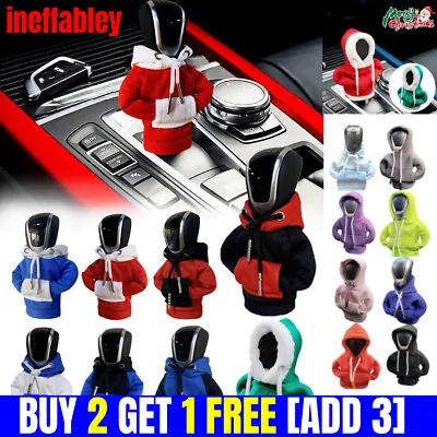 Auto Car Gear Shift Knob Cover Funny Hoodie Sweatshirt Knob Gear Stick Protector • £5.98