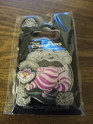 $8.99 • Buy Disney Pin Cheshire Cat Holding His Head Alice In Wonderland With Card 