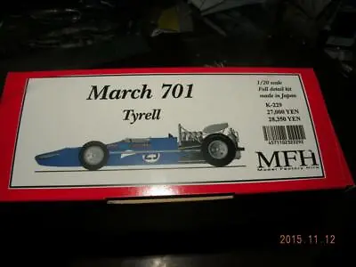 Model Factory Hiro Mfh 1/20 F1 March 701 Monaco German Spanish Gp Super Kit • $289.99