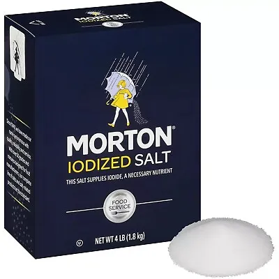 Morton Iodized Salt 4lb 1 Box  • $9.90