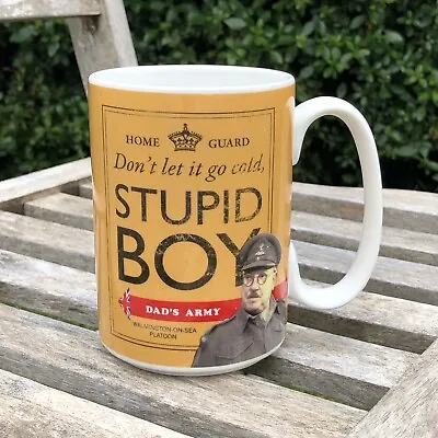 Dad's Army Home Guard Stupid Boy Mug • £9.99