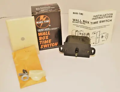 90006 Wall Box TIMER Switch NEW 30 Minute Mark-Time HEATER FAN LIGHT (NOS) • $12.87