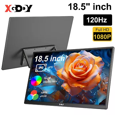 120Hz Portable Monitor 18.5  IPS Type-C 1920*1080P Display Screen For PC Switch • $214.99