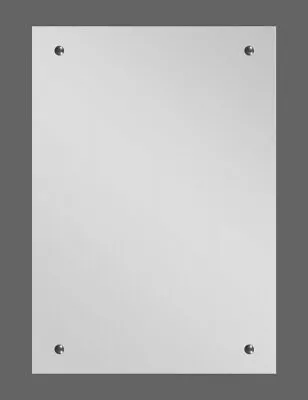 Plain Frameless Mirror Wall Hanging & Front Fixings Home Decor Mirror • £50.99