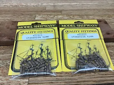MODEL SHIPWAYS MS0353 Stanchion 12mm Lot Of 2 Packs  . NOS • $9