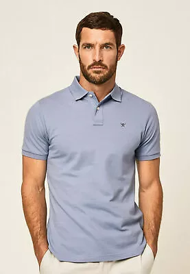 Hackett London Mens Slim Fit Logo Polo - Large • £32