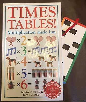 Times Tables Multiplication Made Fun By Wendy & David Clemson Maths 1996 HC • $15