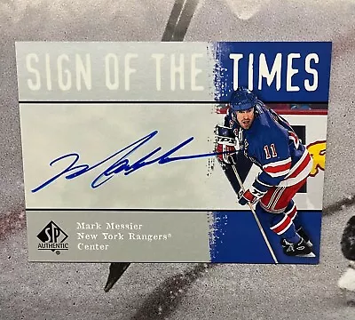 00-01 SP Authentic Sign Of The Times Mark Messier SP Auto • $27