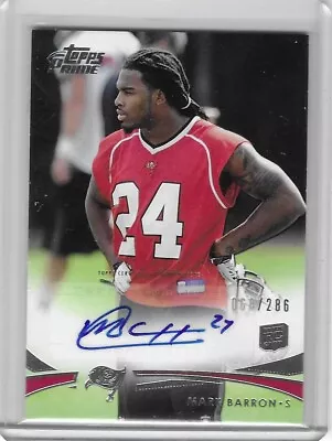 2012 Topps Prime Rookie Autograph #29 Mark Barron Auto /286 • $4.95