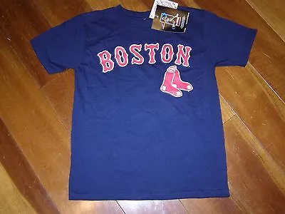 NEW Boys Youth L 14 16 Boston Red Sox T-Shirt Mike Napoli 12 MLB Players Choice • $8.90