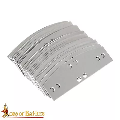 Lamellar Plates Loose Steel Scales For Medieval Reenactments Armor Pack Of 100 • $39.99