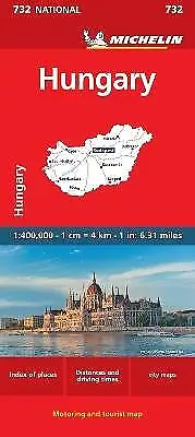 Michelin Hungary Map 732  • £7.30