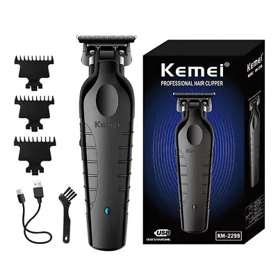 Kemei Cordless Hair Clipper Electric Hair Clipper Trimmer Hair Cutting Machine • £18.99