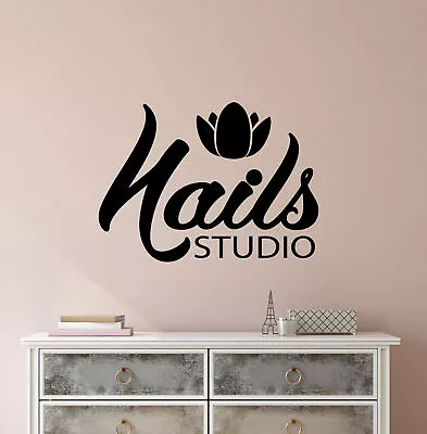 Vinyl Wall Decal Nails Studio Signboard Manicure Pedicure Salon Stickers 3105ig • $21.99