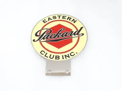 Brass Metal Badge Decal Emblem For Vintage Eastern Owners Packard Club Car Grill • $54.15