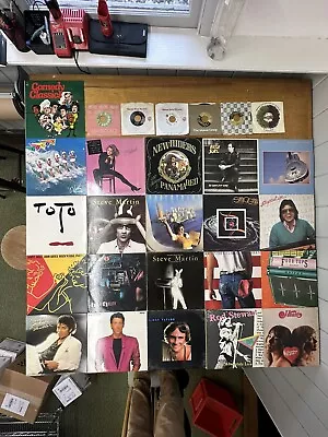 1980’s Vinyl Record Lot Vintage Michael Jackson Heart Billy Joel Springsteen • $10