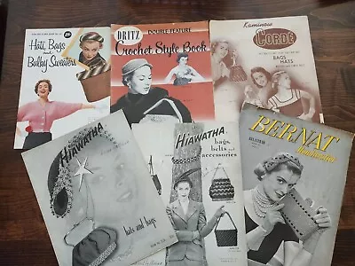 Lot Of Hiawatha Bags Belts Accessories Crochet Books 1950s DRITZ STAR VINTAGE  • $29.99