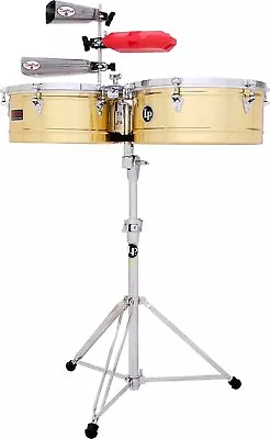 LP Brass Prestige Series 13 & 14 Timbales (LP1314-B) • $769.99