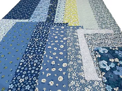 LIBERTY Fabric Pieces Bundle Coastal Walk Collection Patchwork 15 Craft • £12.50