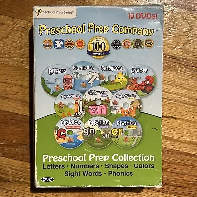 Preschool Prep Company  9 DVD Lot Missing 1 Letters Numbers Shapes Colors Phonic • $12