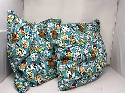 X2 Scooby Doo Throw Pillows Great For Gaming Room16x16 Hand Made Very Cool • $10.50