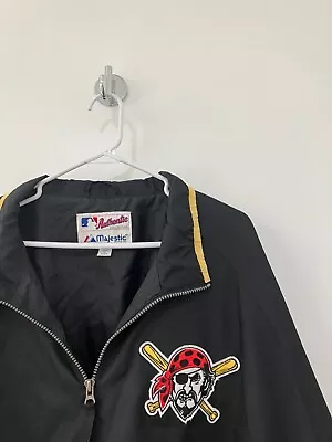 Majestic Authentic Pittsburgh Pirates MLB   Pullover Jacket 2xl XXL • $40.50
