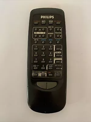 Genuine Philips TV VCR Remote Control *no Battery Lid • $21