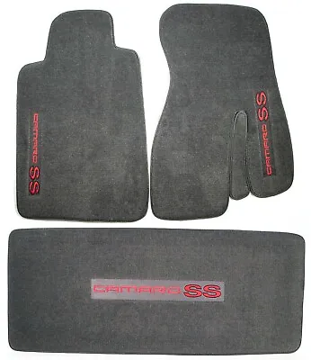 1993-2002 Camaro SS Front Carpet Floor Mats & Rear Deck Mat Graphite Dark Gray • $450