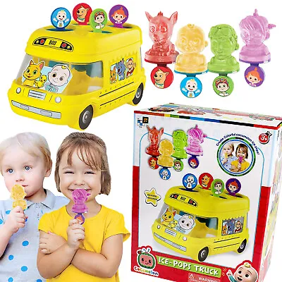 COCOMELON Ice Pop Maker Cream Freeze Truck Lolly Lollies Kids Play Treat Toy Fun • £9.99