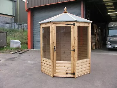 6'4 X6'4  NEW Octagonal Summer House 11% Bigger Than 6 X 6 *DELIVERY EXTRA • £1199