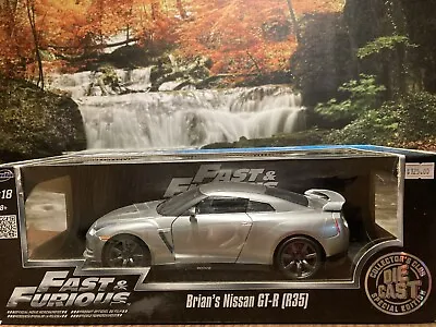 Jada Fast & Furious 1/18 Brian’s Nissan GT-R R35 • $90.54